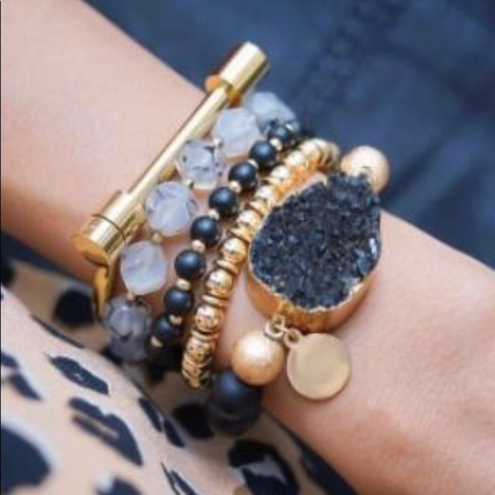 ✨JUST IN✨ Natural Stones & Druzy Stone Bracelets
